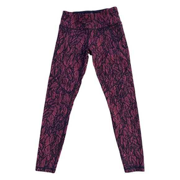 Sweaty Betty The Power 7/8 Leggins in Red Fig Leaf Print Size Small - Picture 3 of 9